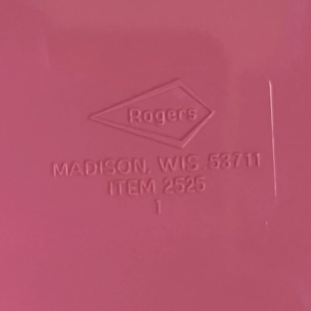 Vintage Rogers Letter Holder Organizer Pink - Picture 4 of 7